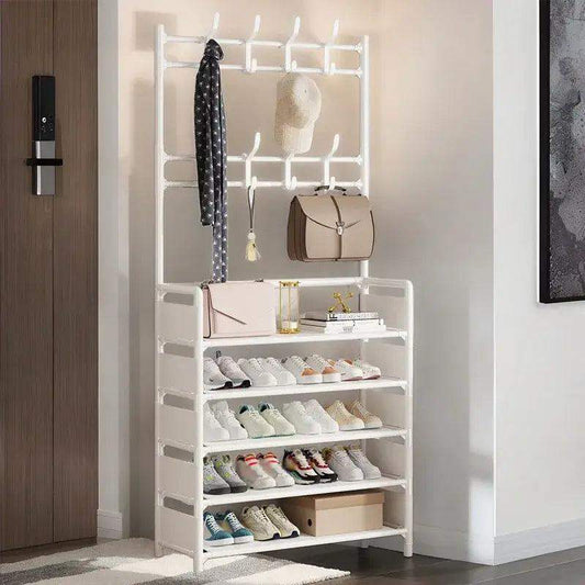 Multi-Layer Shoe & Hat Rack - Stylish Storage for Living Room - Sublake