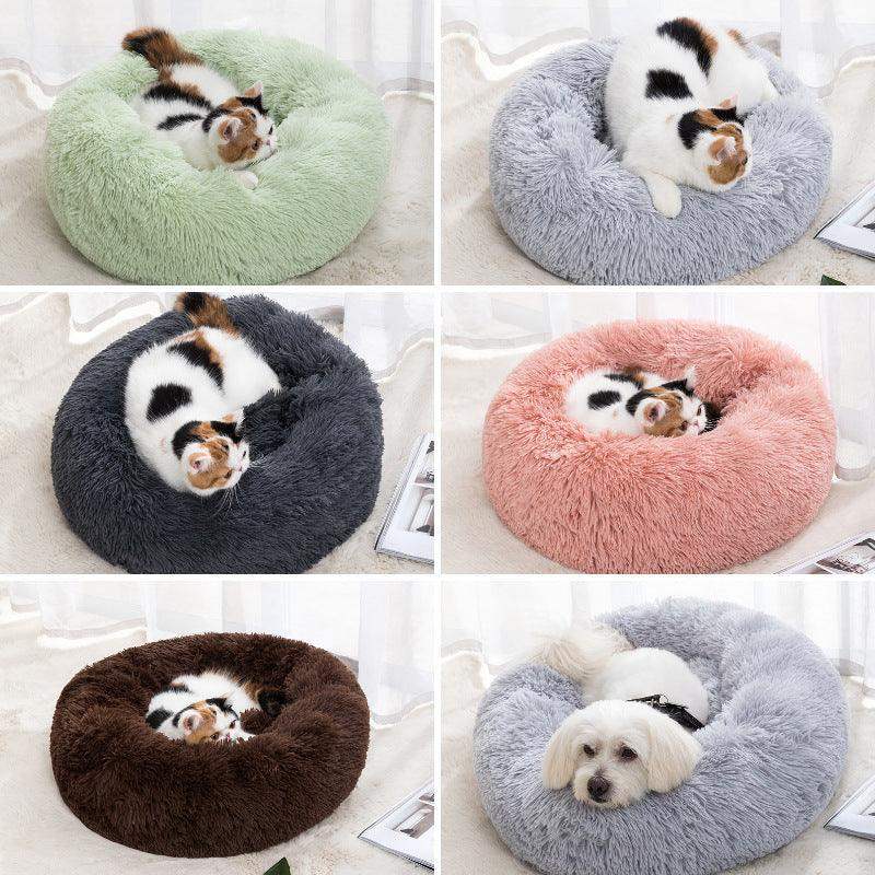 Ultra-Soft pet Bed-cozy and warm - 30cm / Brown // Sublake 