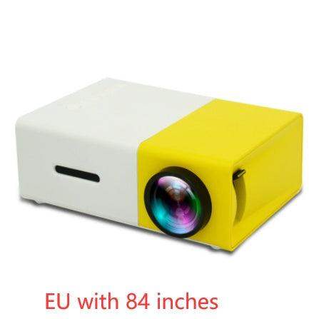 🎥 1080P HD Mini Portable Projector 3D cinema - Black EU // Sublake 