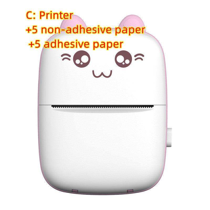 Mini Printer Portable-Bluetooth WiFi Hot Print Pocket - Pink / C // Sublake 