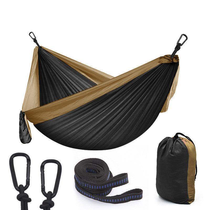 Camping & Outdoor Parachute Hammock - Black brown // Sublake 