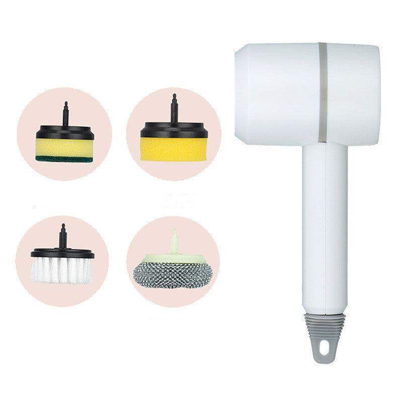 Automatic USB dishes & bathtubs cleaning brush - White / Set // Sublake 