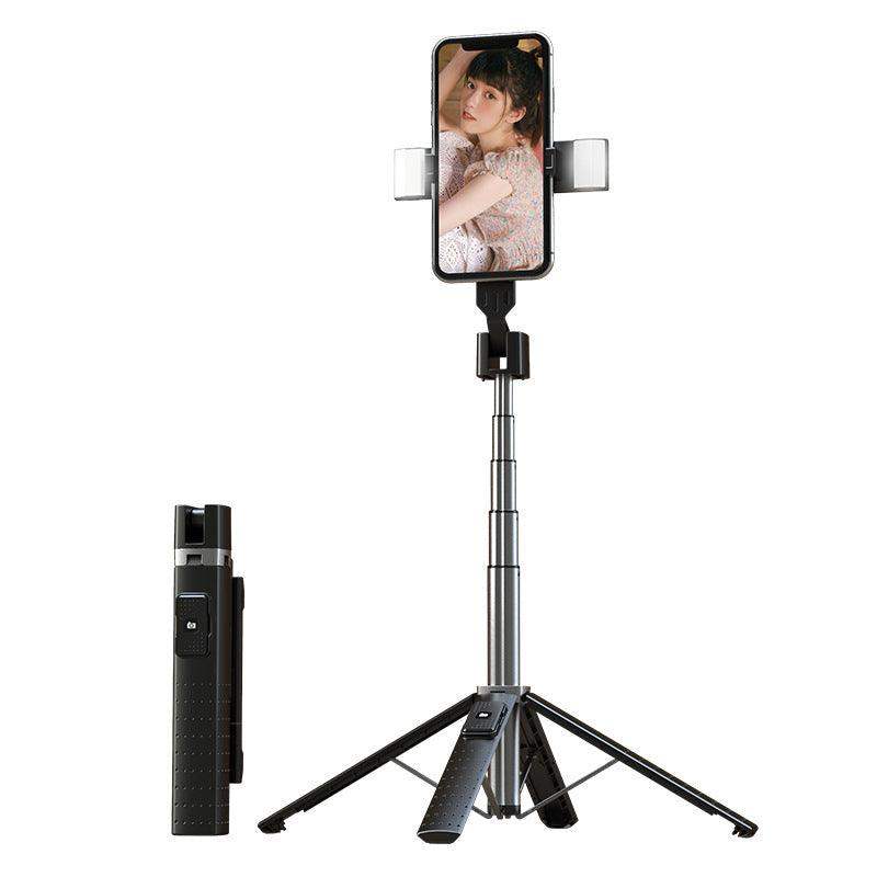 3-in-1 QuadPod Selfie Stick with Dual Lights & Remote - Sublake 