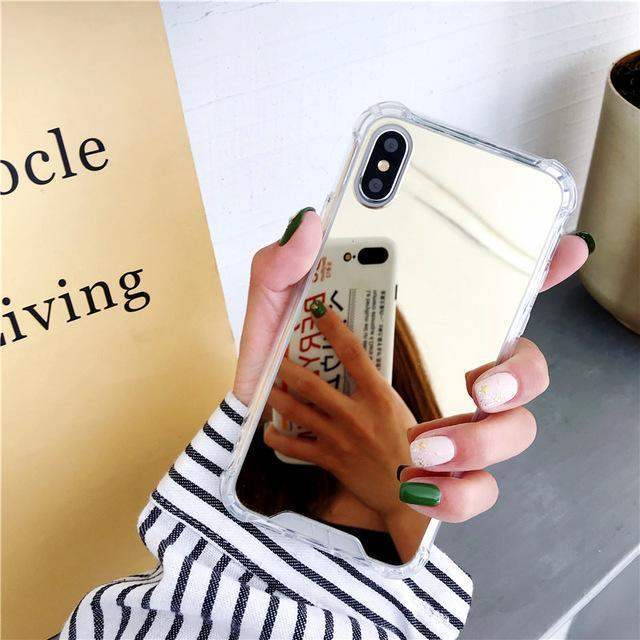 iPhone Mirror Phone Case - Gold / IP12 12pro // Sublake 