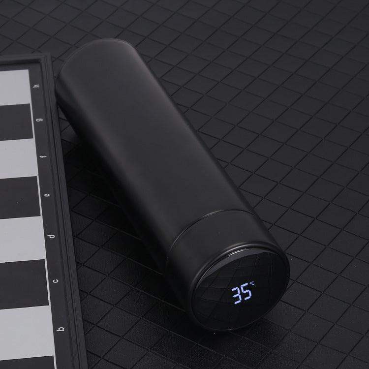 500ml Smart Bottle - Stainless Steel Thermos - Black // Sublake 