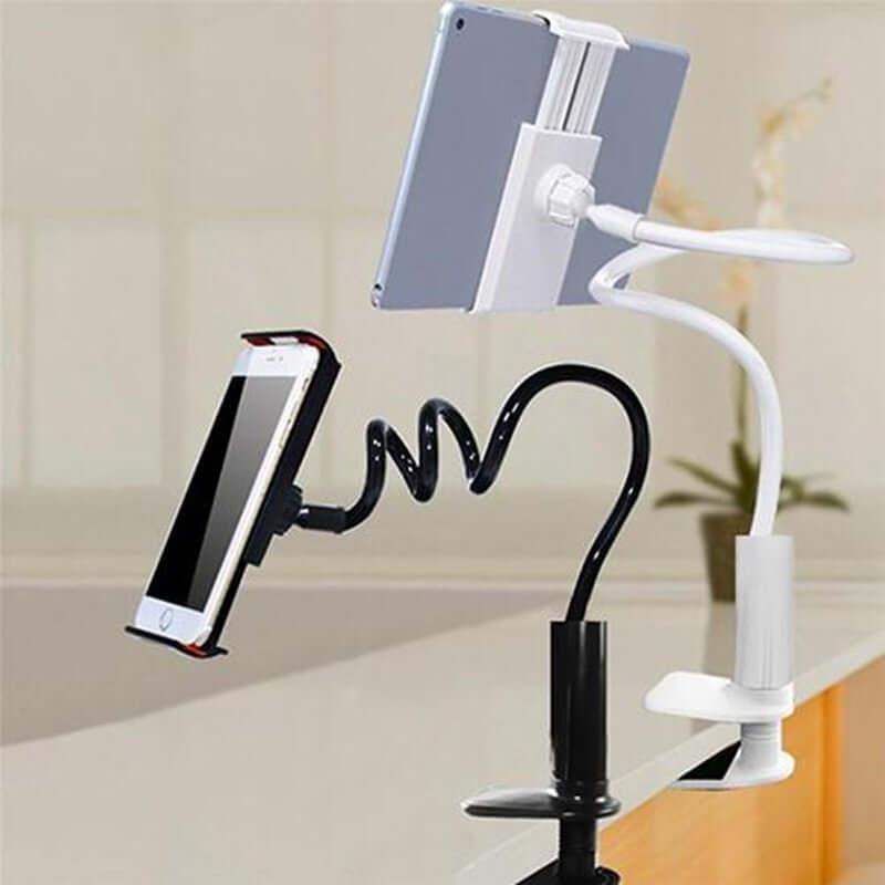 360 Degree Spiral Base Lazy Mobile Phone Tablet Stand - Black // Sublake 