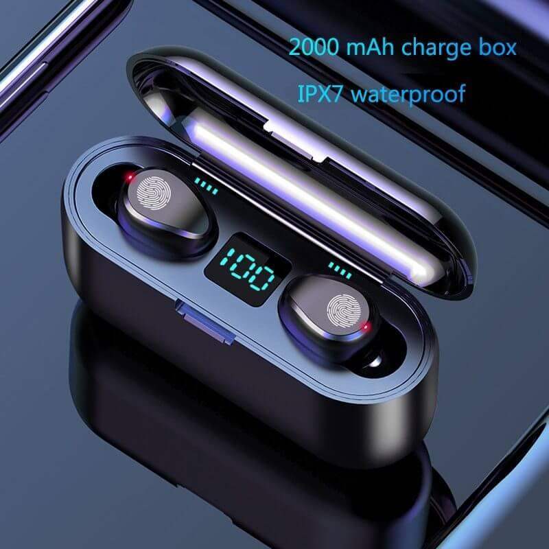 Bluetooth earphone - original and powerful airpod - Black // Sublake 
