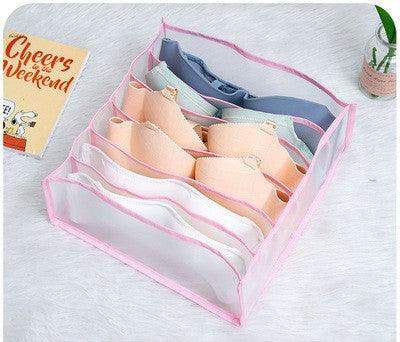 Non-woven fabric underwear storage box - Pink / Bra // Sublake 