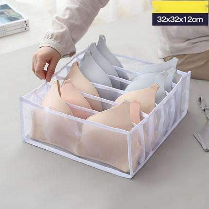Non-woven fabric underwear storage box - White / Bra // Sublake 