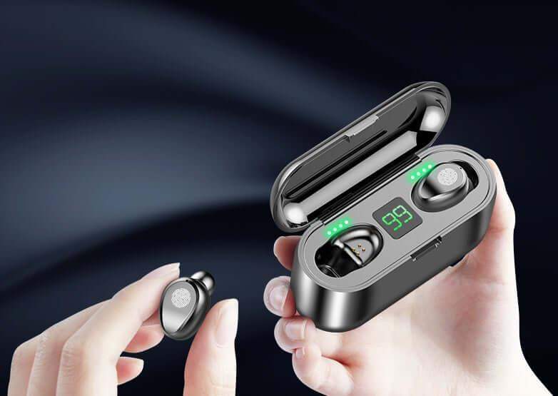 Bluetooth earphone - original and powerful airpod - Black // Sublake 
