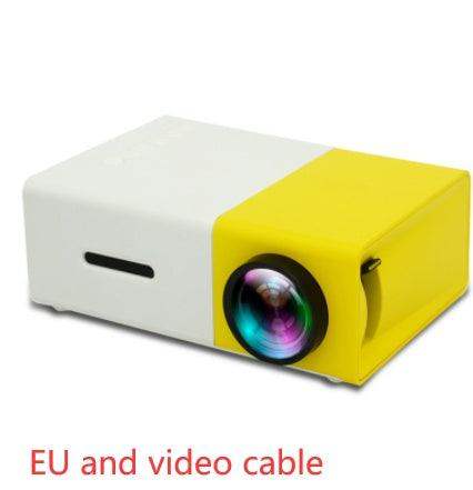 🎥 1080P HD Mini Portable Projector 3D cinema - Black EU // Sublake 