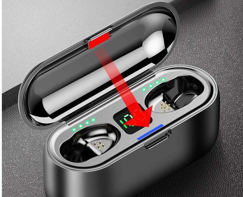 Bluetooth earphone - original and powerful airpod - Black // Sublake 