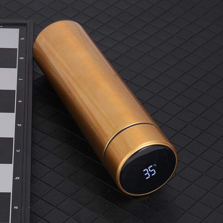 500ml Smart Bottle - Stainless Steel Thermos - Black // Sublake 