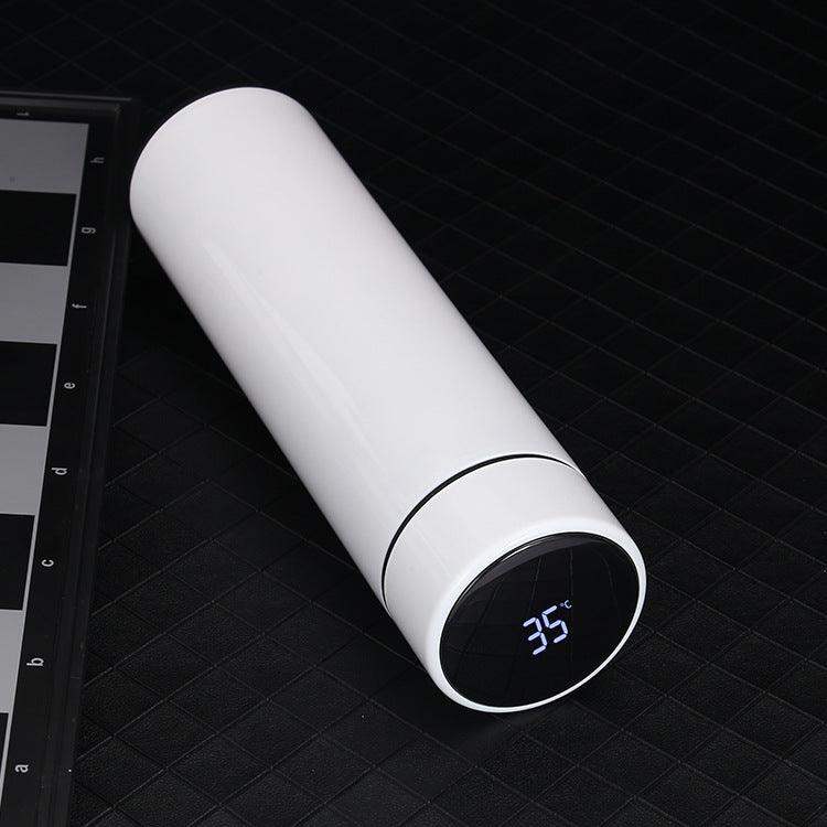 500ml Smart Bottle - Stainless Steel Thermos - White // Sublake 