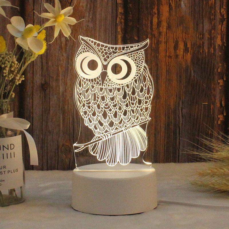 Any space Perfect Decor LED lamp - Owl // Sublake 