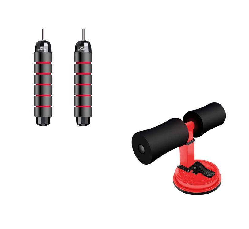 fitness training bar with rope - Black // Sublake 