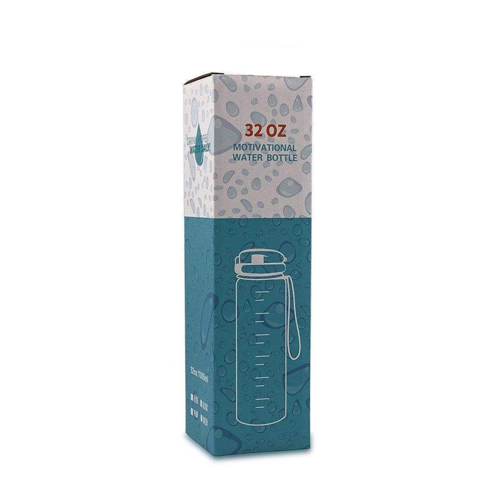 1L water bottle with indicator - Blue red gradient set / 1000ML // Sublake 