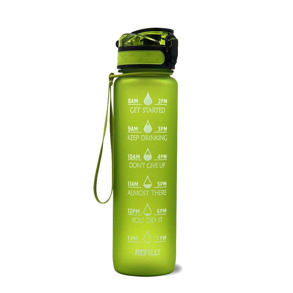 1L water bottle with indicator - Blue red gradient set / 1000ML // Sublake 