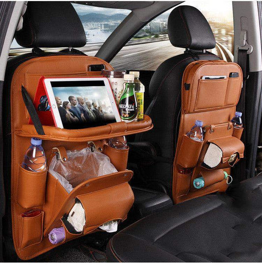 Multifunction Leather Car Storage Organizer - Sublake 