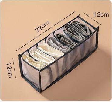 Non-woven fabric underwear storage box - Black / Panties // Sublake 