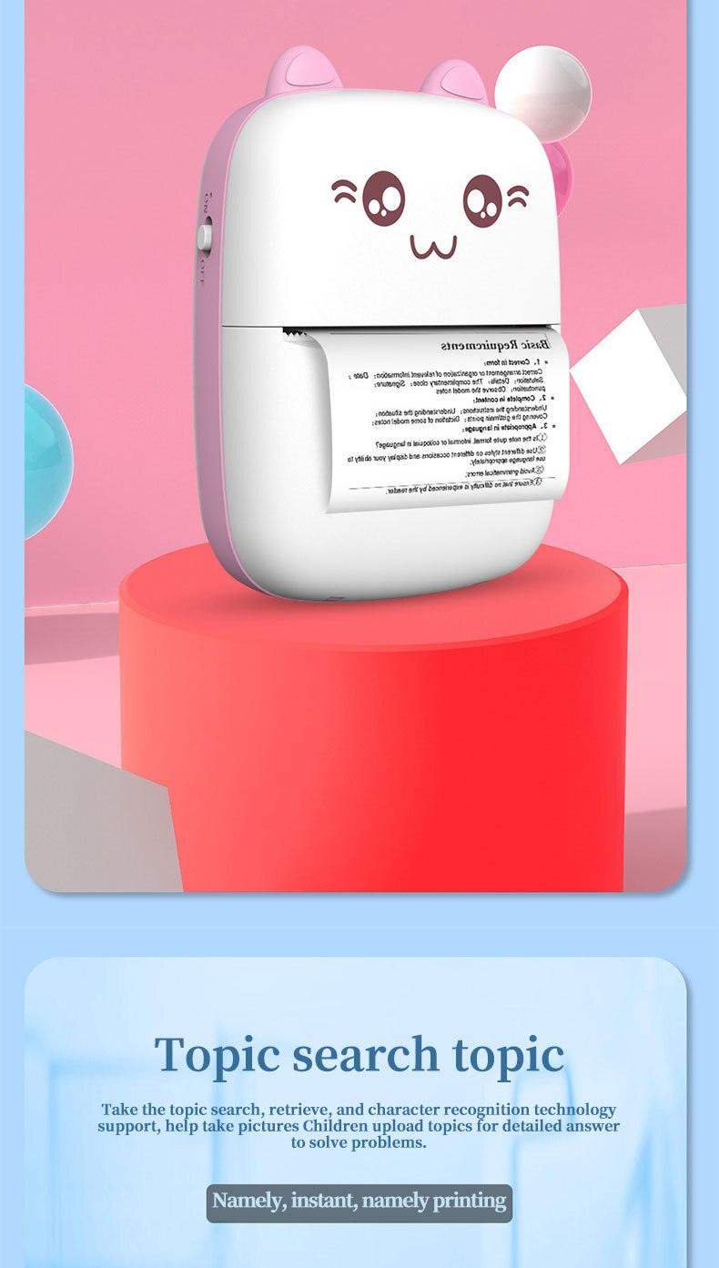 Mini Printer Portable-Bluetooth WiFi Hot Print Pocket - Green / A // Sublake 