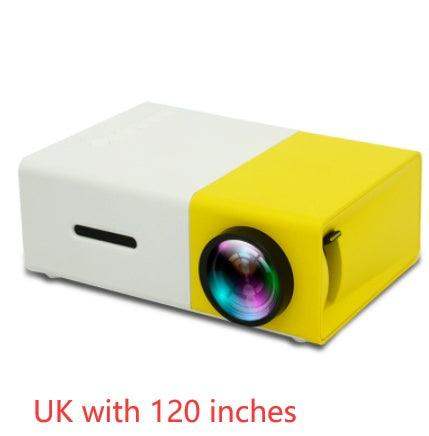 🎥 1080P HD Mini Portable Projector 3D cinema - Black EU // Sublake 