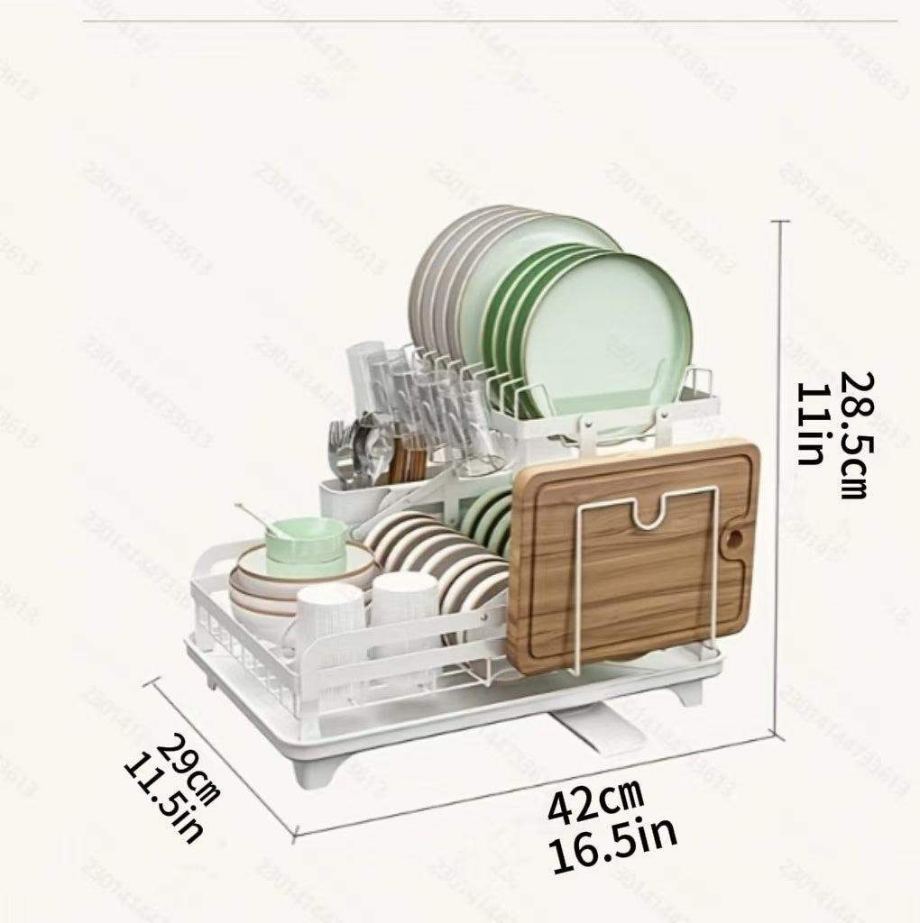 Kitchen Dish Rack - White // Sublake 