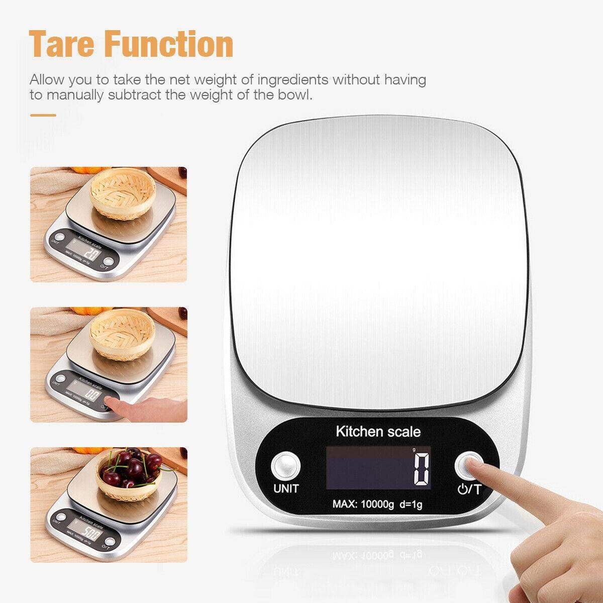 Ultra digital scale for diet - Silver // Sublake 
