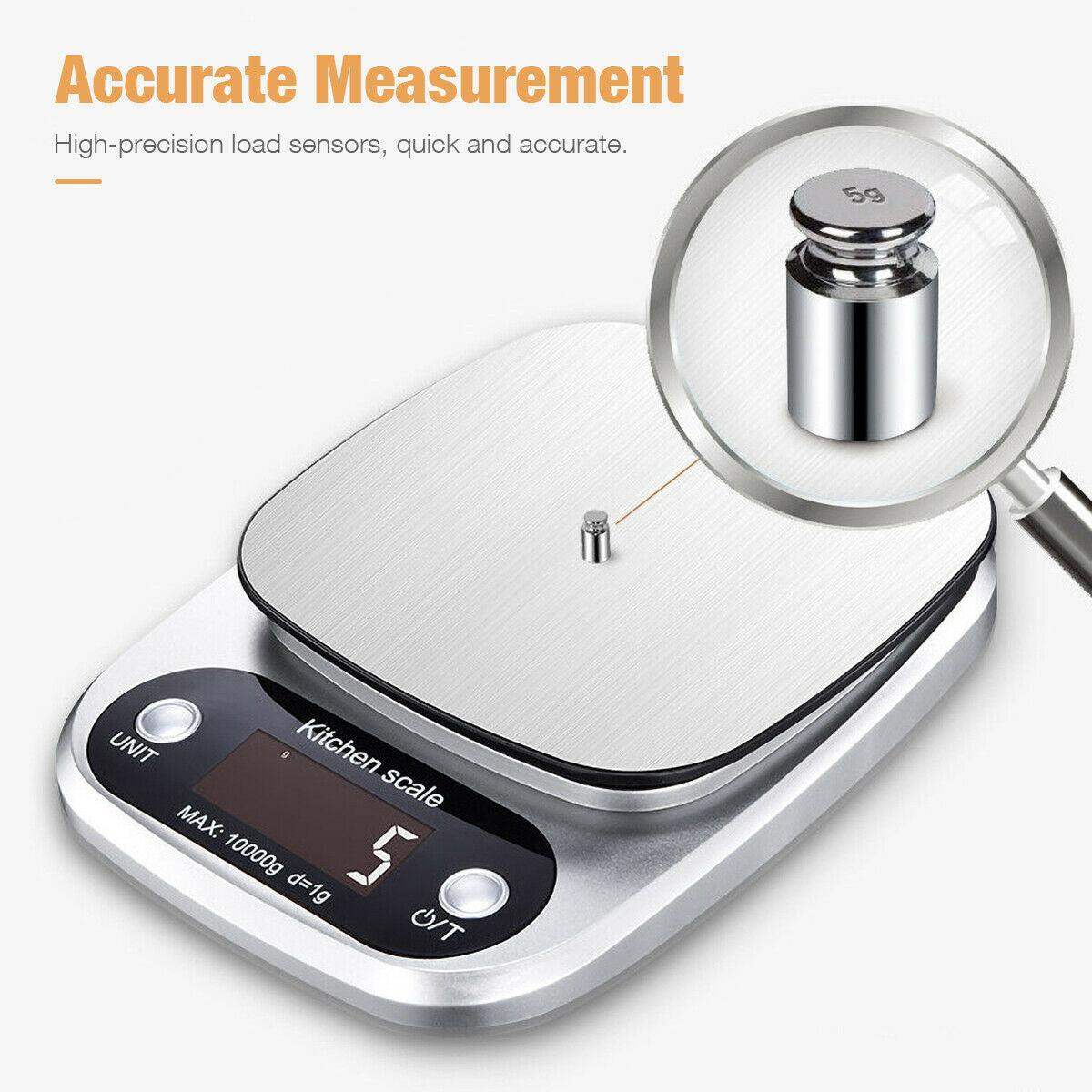 Ultra digital scale for diet - Silver // Sublake 