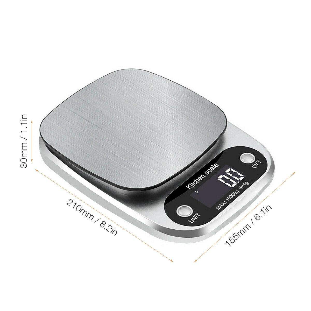 Ultra digital scale for diet - Silver // Sublake 