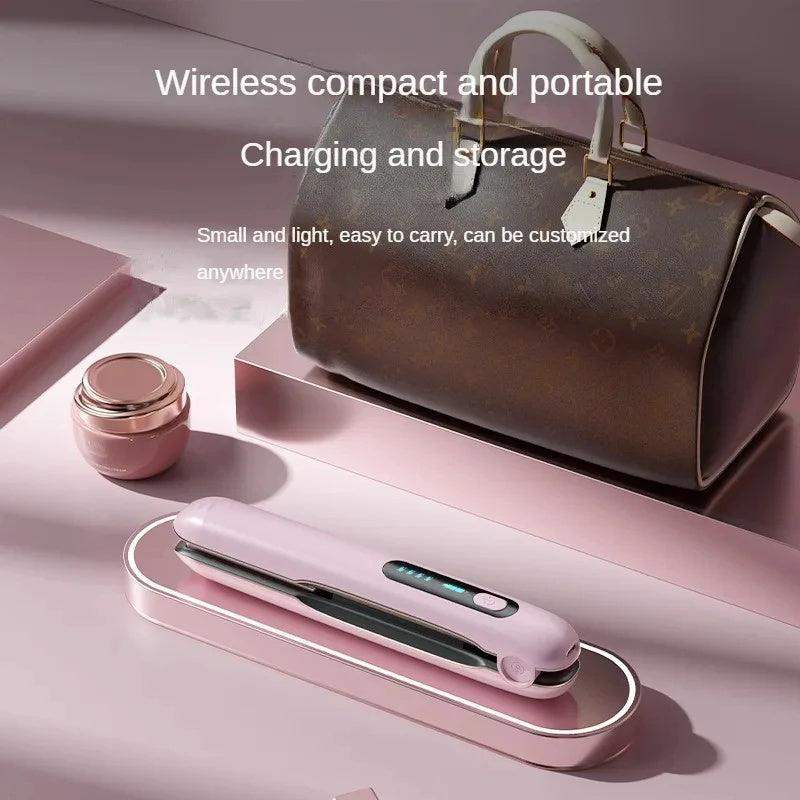 2 in 1 Mini Hair Straightener, 200 Degrees Max - Sublake 