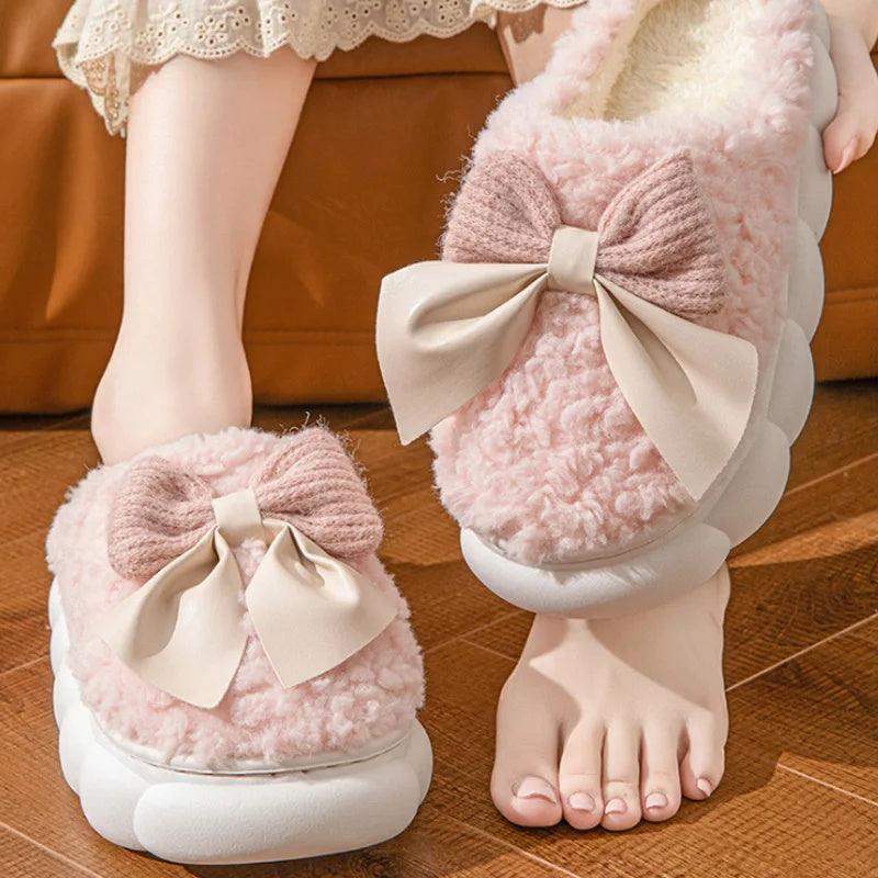 Ultra soft women's slippers for Home - Green / 36x37 // Sublake 