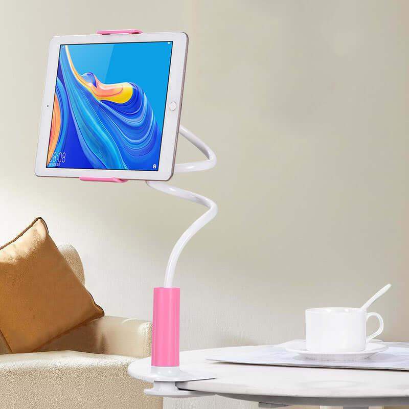 360 Degree Spiral Base Lazy Mobile Phone Tablet Stand - Universal Pink // Sublake 