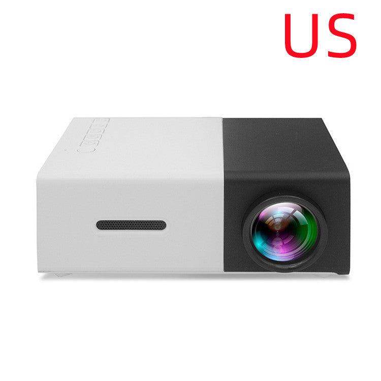 🎥 1080P HD Mini Portable Projector 3D cinema - Black US // Sublake 