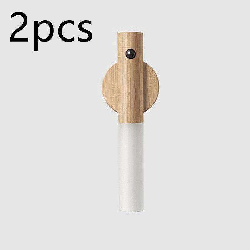 Automatic Wooden Motion Sensor Lamp – USB Rechargeable - Sublake 