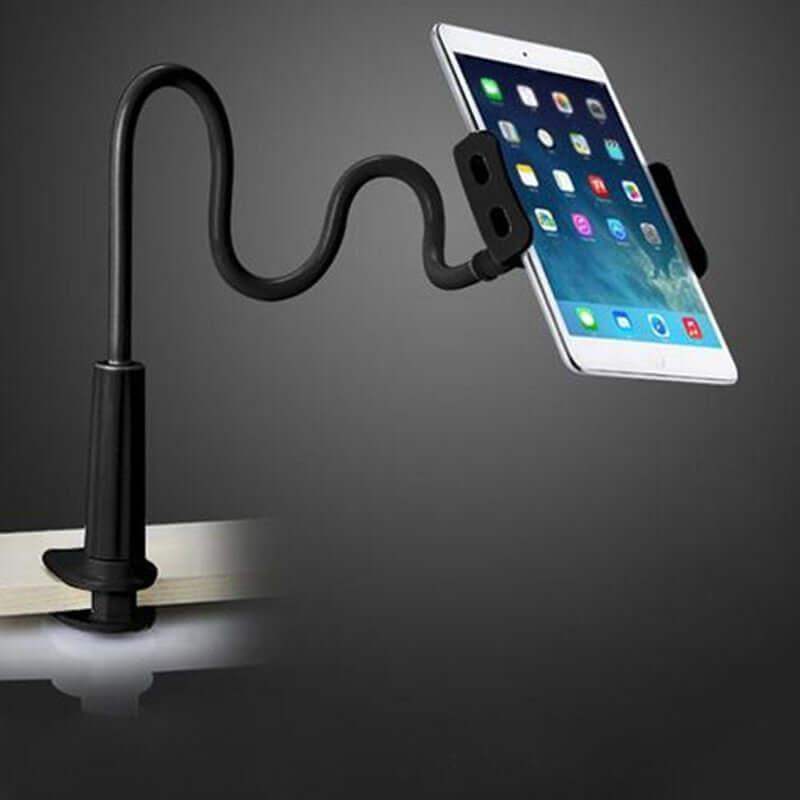 360 Degree Spiral Base Lazy Mobile Phone Tablet Stand - Black // Sublake 