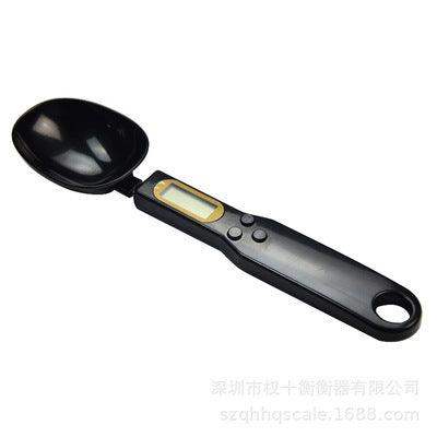 measuring spoon - LCD digital kitchen scale - Black // Sublake 
