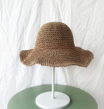 Women's Foldable Straw Sun Hat - Sublake 