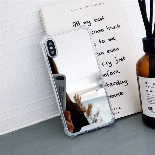 iPhone Mirror Phone Case - Silver / IPhone XR // Sublake 
