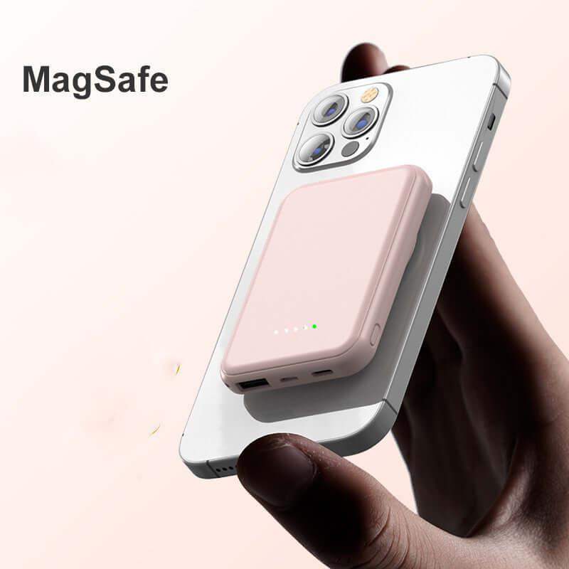 Mini Magnetic Wireless Power Bank – 5000mAh Fast Charge - Sublake 