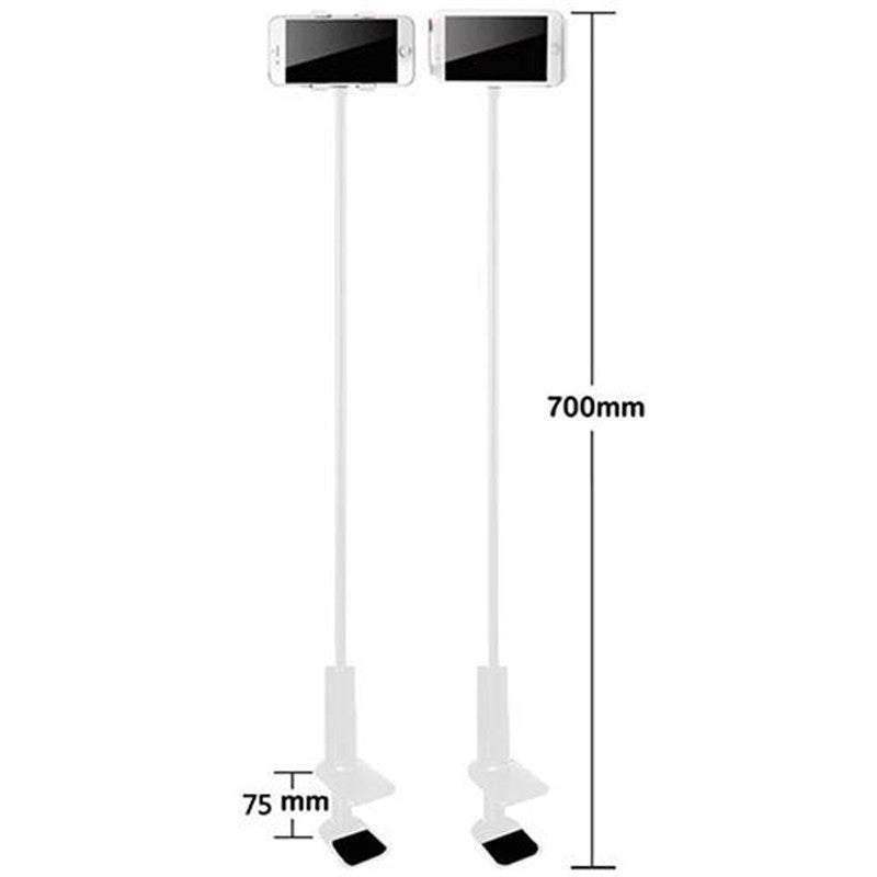 360 Degree Spiral Base Lazy Mobile Phone Tablet Stand - Black // Sublake 