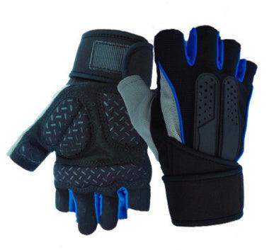 Gants d'haltérophilie tactiques unisexes - Blue / L // Sublake 
