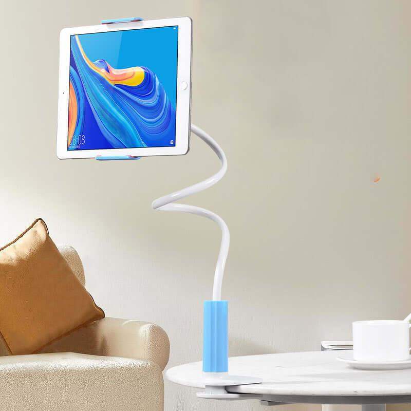 360 Degree Spiral Base Lazy Mobile Phone Tablet Stand - Universal Blue // Sublake 
