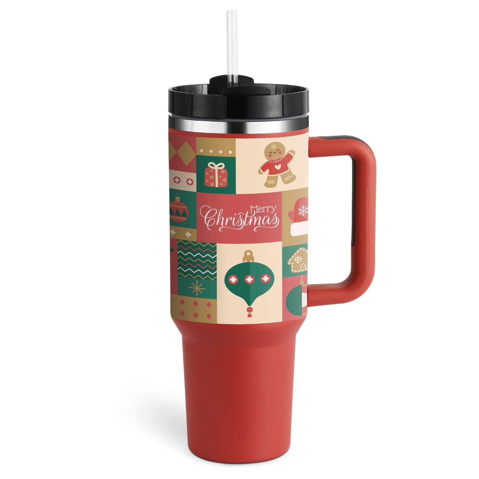 40 oz Stainless Steel Insulated Tumbler - Christmas Red / 1200ML / 1PC // Sublake 
