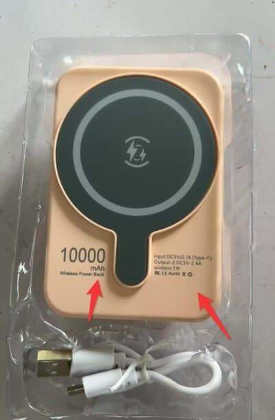 Mini Magnetic Wireless Power Bank – 5000mAh Fast Charge - Sublake 