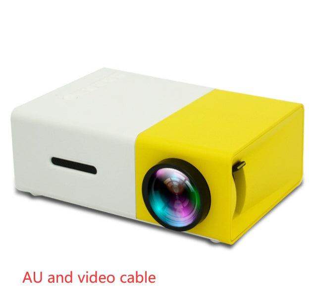 🎥 1080P HD Mini Portable Projector 3D cinema - Black EU // Sublake 