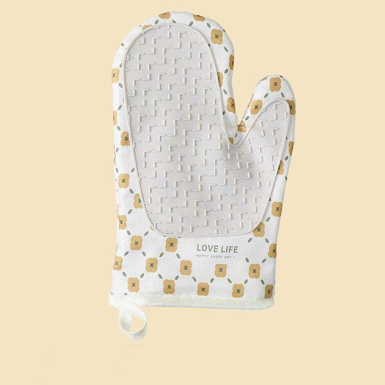 Thick cotton anti-scald gloves - White / Right // Sublake 