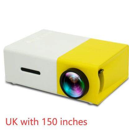 🎥 1080P HD Mini Portable Projector 3D cinema - Black EU // Sublake 