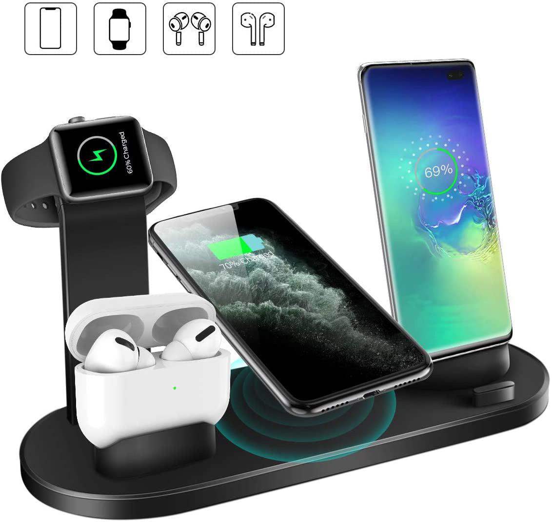 4 In 1 Charging Station for all phone - Black // Sublake 