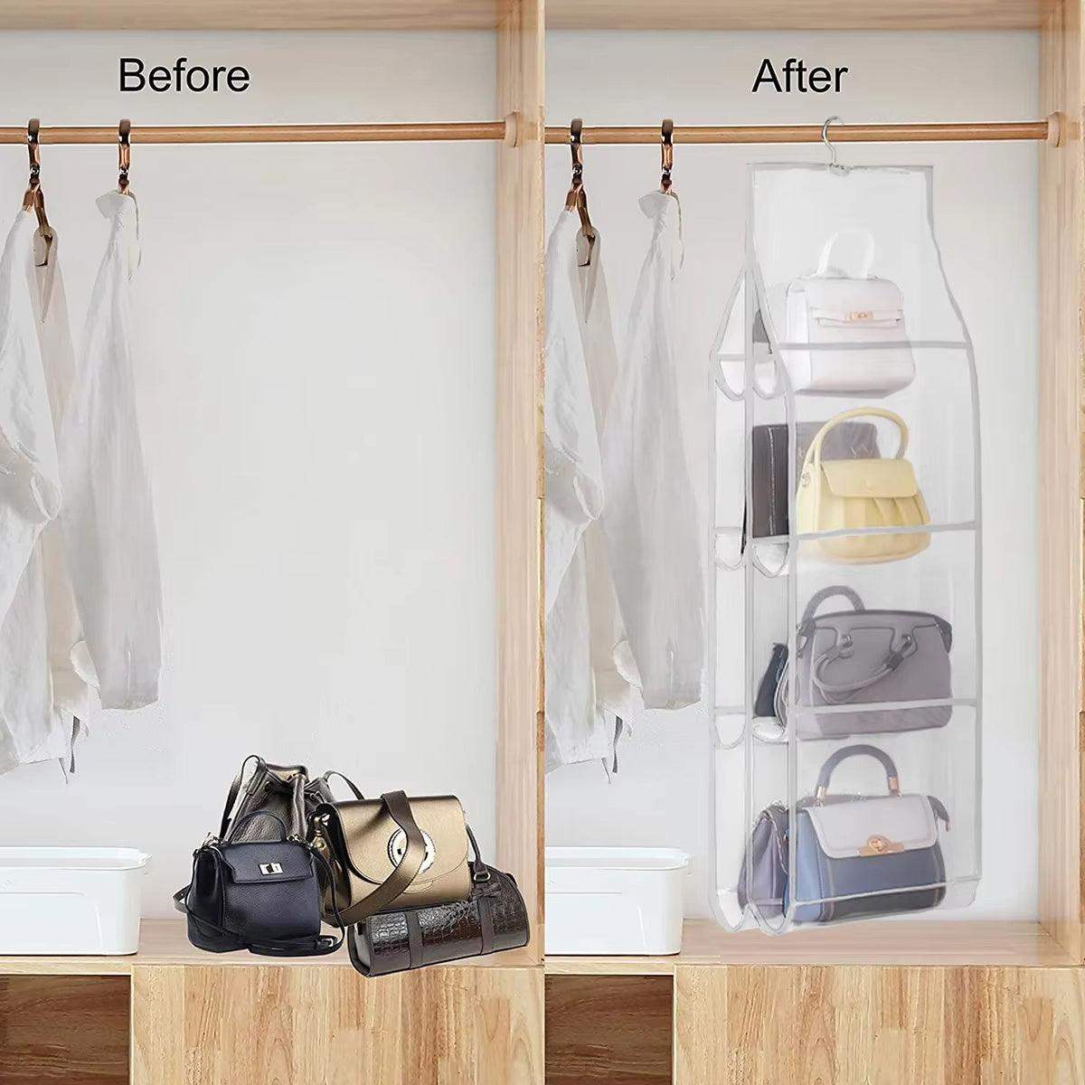 Handbag & Shoe Organizer - 6Grid // Sublake 